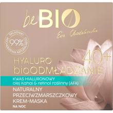 BeBio Ewa Chodakowska Hyaluro bioRejuvenation 40+ přírodní pleťový krém-maska na noc 50 ml