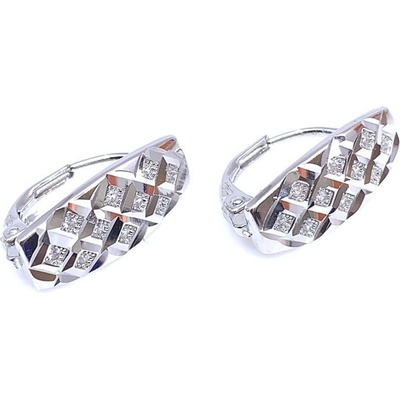 Jan Kos jewellery stříbrné náušnice MHT-3437/sw00