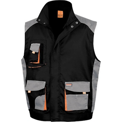 Result Unisex pracovná ľahká vesta R317X Black
