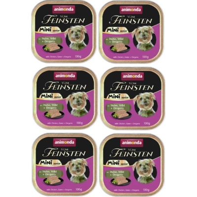 Animonda Vom Feinsten mini senior kura zverina oregano 6 x 100 g