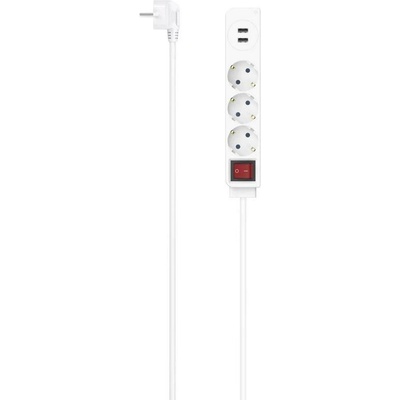 Hama Разклонител, 3-гнезда, usb-a 17 w, hama-223181 (hama-223181)