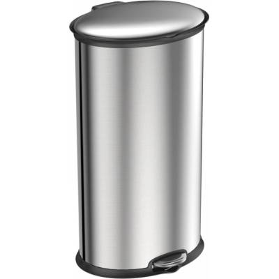 EKO-Europe EKO Кош за отпадъци с педал ELLIPSE- 30 литра - мат (EKO 932530 - Matt s/s)