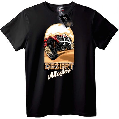 NOONEBRAND Тениска Пустинен Майстор - 2XL, Black