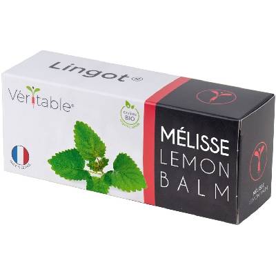 Пълнител Veritable - Lingot Lemon Balm Organic - Маточина, БЕЗ ГМО и ПЕСТИЦИДИ, 100 % биоразградим и компостируем (VLIN-A10-Mel00A)