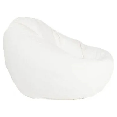 Pufrelax Пуф круша 520л. , Nirvana Gigant - White, PU кожа, Пълнеж от Полистиролни перли