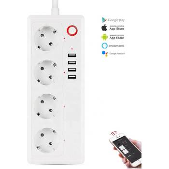 Image 1 of Avatar WiFi Разклонител 16А 3450W 4хГнезда 4хUSB - 40561