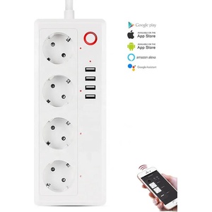 Avatar WiFi Разклонител 16А 3450W 4хГнезда 4хUSB - 40561