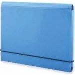 Penmate Lamana A4 briefcase for elastic band blue pastel