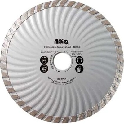 Diamantový kotouč TURBO 150x22,2mm - Magg DKT150