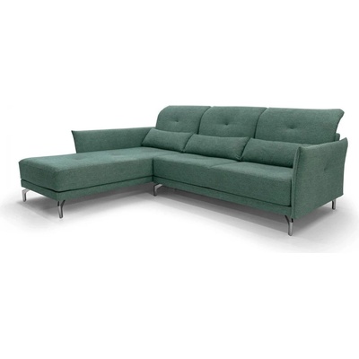 Мебели КАМБО Ъглов диван Финикс мини тъмнозелен Leo 19