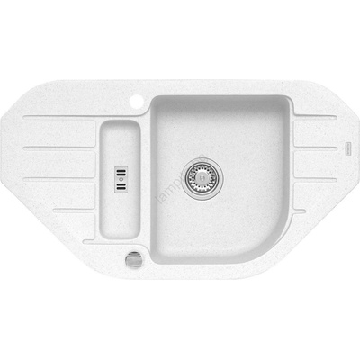 Alveus 1100889 - Кухненска мивка NIAGARA 90x50 см гранит/бял (AV0039)