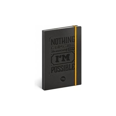 Notes - Motivačný, linajkový, 13 x 21 cm