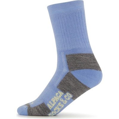 Alpacasocks&Co Детски спортни чорапи Alpacasocks&Co Merino Kids Sports socks - Cielo / Argento - размер 27-30 (EU) (201-7549-0212)