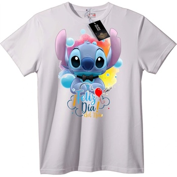 NOONEBRAND Тениска Stitch Детски празник - 2XL, White