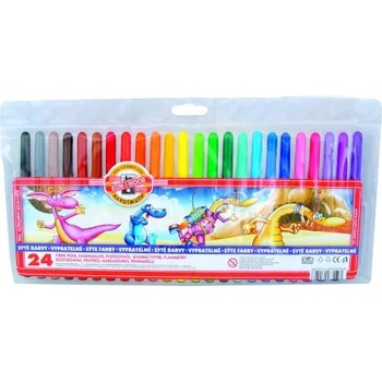 Флумастри за оцветяване koh-i-noor 24 цвята