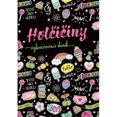 Holčičiny - vybarvovací deník - Zuzana Neubauerová