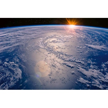 DIMEX ART s. r. o Флизелинов фототапет изглед към земята 375 x 250 см