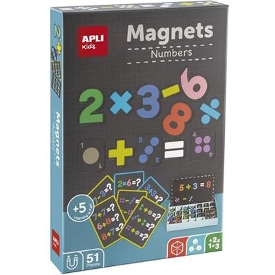 APLI Магнитен комплект за умения, 51 части, APLI Kids "Magnets" номера 19444 (19444)