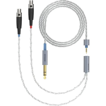 Dekoni Audio Ensemble 6.3mm 52" Braided 4-pin Mini XLR Кабел за слушалки (CBZ-UB-WTW-52-XLR)