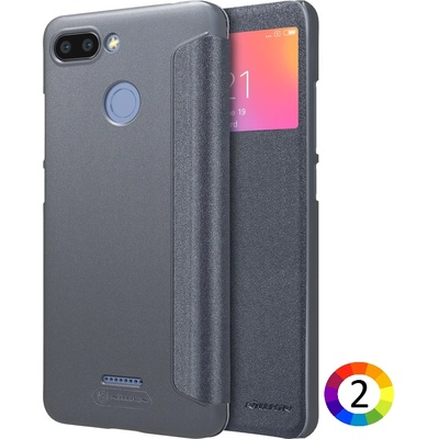 Xiaomi Redmi 6 Nillkin Window Wallet Калъф и Протектор