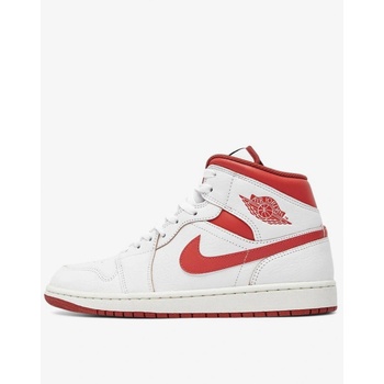 Nike Air Jordan 1 Mid Se Shoes White/Red