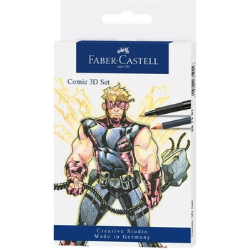 Faber-Castell Комплект Pitt Comic 3D, 11 броя (1010160086)
