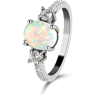 Mabell Dámský stříbrný prsten GERALDINA CZ221MSR00000002 OVAL 6C45