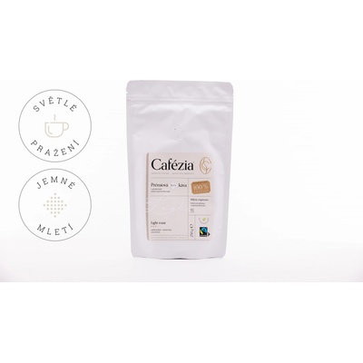 Cafézia Light Roast mletá Espresso jemně pražená BIO 250 g