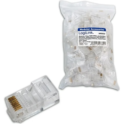 VEZ RJ45 Cat5 конектор за UTP пач кабел, 100 бр. в опаковка MP0020 (MP0020)