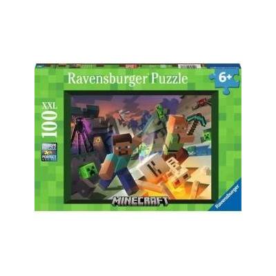 Ravensburger Childrens Puzzle Minecraft 100 Pieces XXL