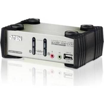 ATEN KVMP превключвател, ATEN CS1732B, 2-портов, PS/2-USB, VGA, Audio, OSD (ATEN-CS1732B-A7-G)