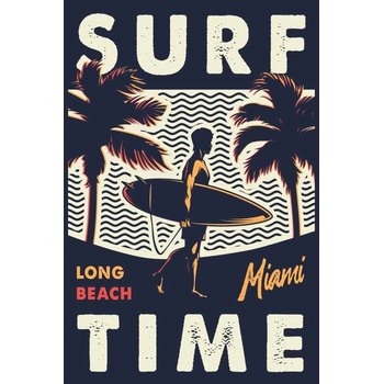 Ceduľa Surf Time
