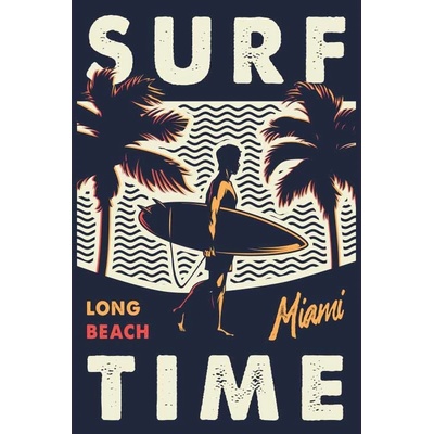 Ceduľa Surf Time