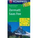 Zermatt, Saas-Fee 1:40.000 117 NKOM