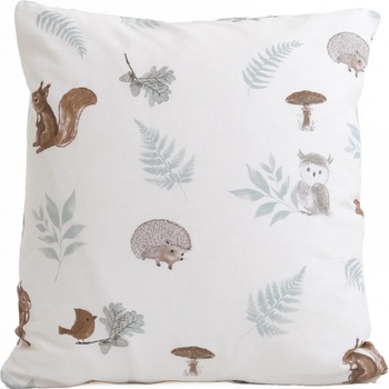 MKLozkoviny.sk bavlna Renforcé Medvedík v lese 40 x 40 cm