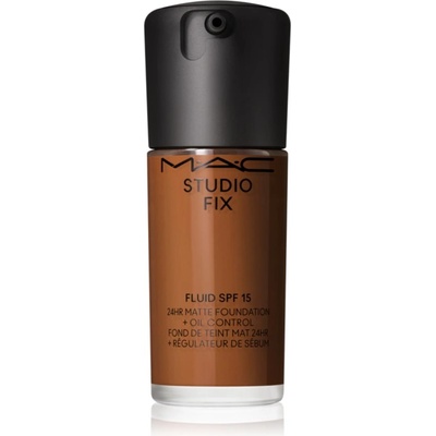 MAC Cosmetics Studio Fix Fluid SPF 15 24HR Matte Foundation + Oil Control матиращ фон дьо тен SPF 15 цвят NW47 30ml