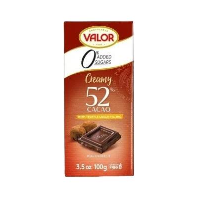 VALOR Čokoláda 52% s truffle náplňou bez prídavku cukru 100 g