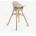 KikkaBoo Стол за хранене 6в1 Woody Beige 2024 (31004010174)