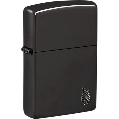 Zippo Armor® High Polish Black Flame Design 66045