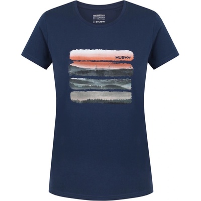 Husky Dámske bavlnené tričko Tee Vane dark blue