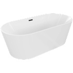 Mexen Luna 150x75 cm white/black (52031507500-70)