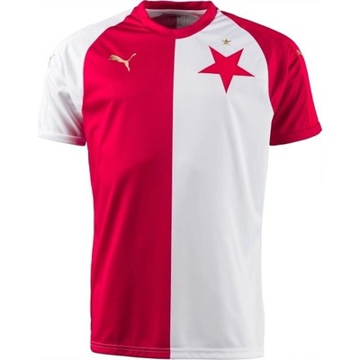 Puma SK SLAVIA HOME PRO Originální fotbalový dres, červená – Sleviste.cz