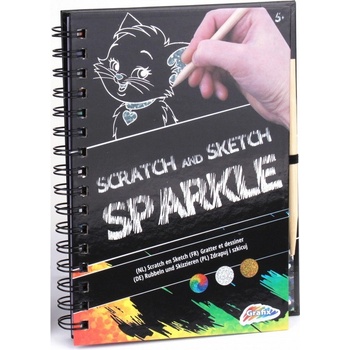 Škrabací sešit s obrázky