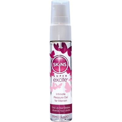 Skins Super Excite Clitoral pro ženy Stimulační gel 30 ml