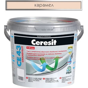 Image 1 of CERESIT ФУГА ГЪВКАВА СЕ43 5кг КАРАМЕЛ (2164399)