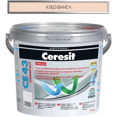 CERESIT ФУГА ГЪВКАВА СЕ43 5кг КАРАМЕЛ (2164399)