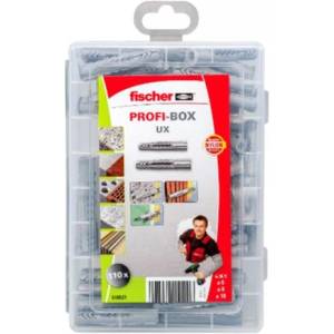 FISHER КОМПЛЕКТ ДЮБЕЛИ fischer 518527 ux/ux-r profi box 110бр (518527)