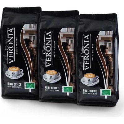 Coffee Veronia Home Office zrnková 3 x 1 kg