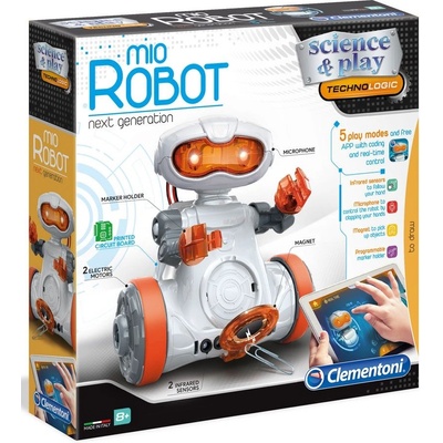 Clementoni Научен комплект Clementoni Science & Play - Робот Mio 2020 (75053)