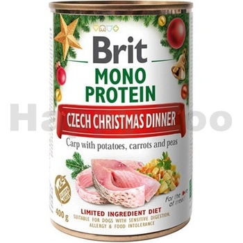 Brit Mono Protein Czech Christmas Dinner Carp 400 g